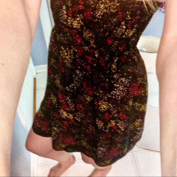 👗 REVERSIBLE Strapless Floral Dress (see photos!) - Picture 4 of 6